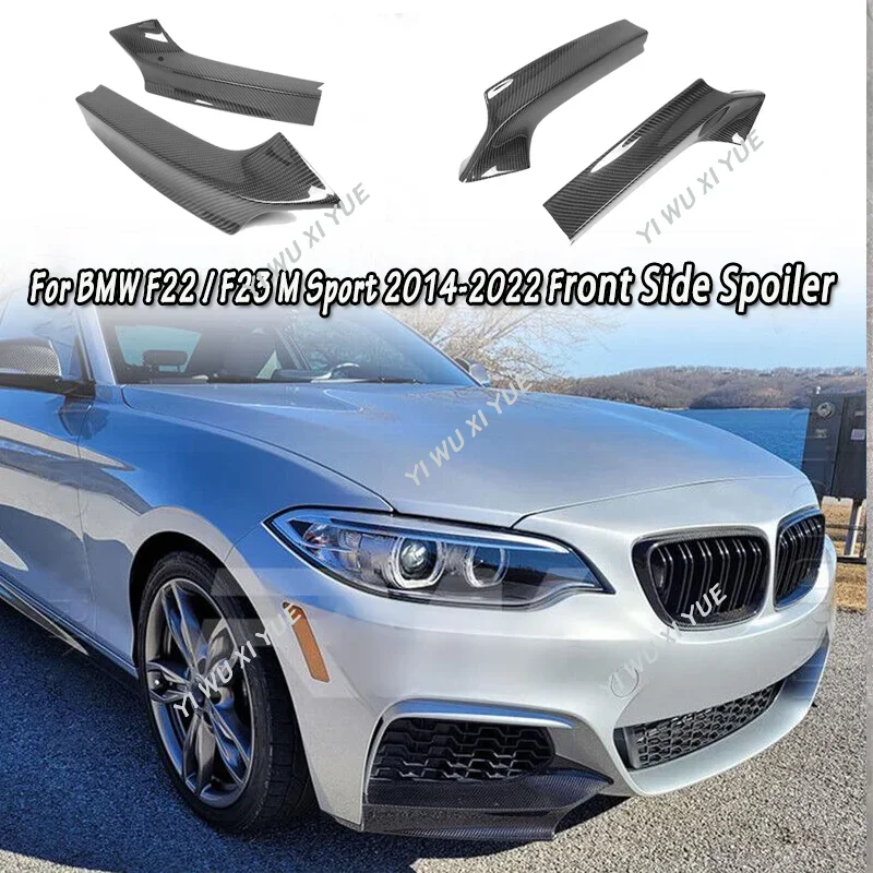 

For BMW F22 Coupé /F23 Cabrio M235i M240i M Performance Front Bumper Lip Corner Splitters Body Kit Exterior Tuning 2014-2022