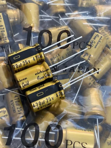 10PCS/lot Original Japan nichicon (fine gold) FG 6.3V-100V fever audio capacitor aluminum electrolytic capacitor free shipping