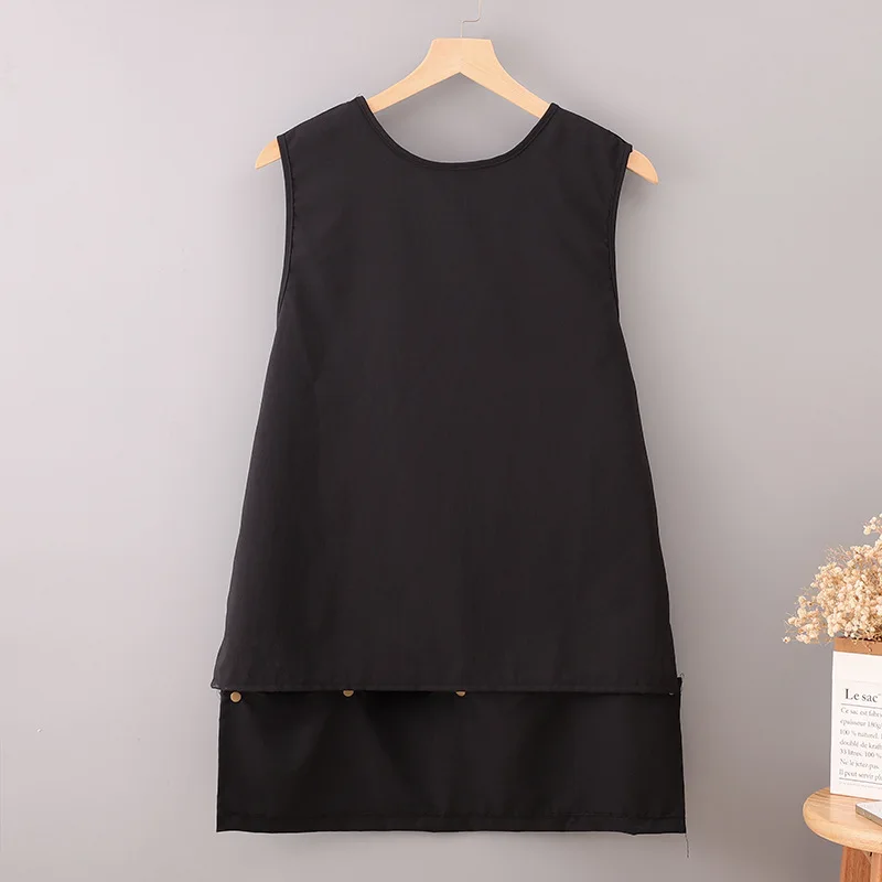 

Непятствующий водонепроницаемый фартук для кейтеринга, кофе, пекарни, противообрастающая спецодежда без рукавов, регулируемая рабочая одежда для официанта