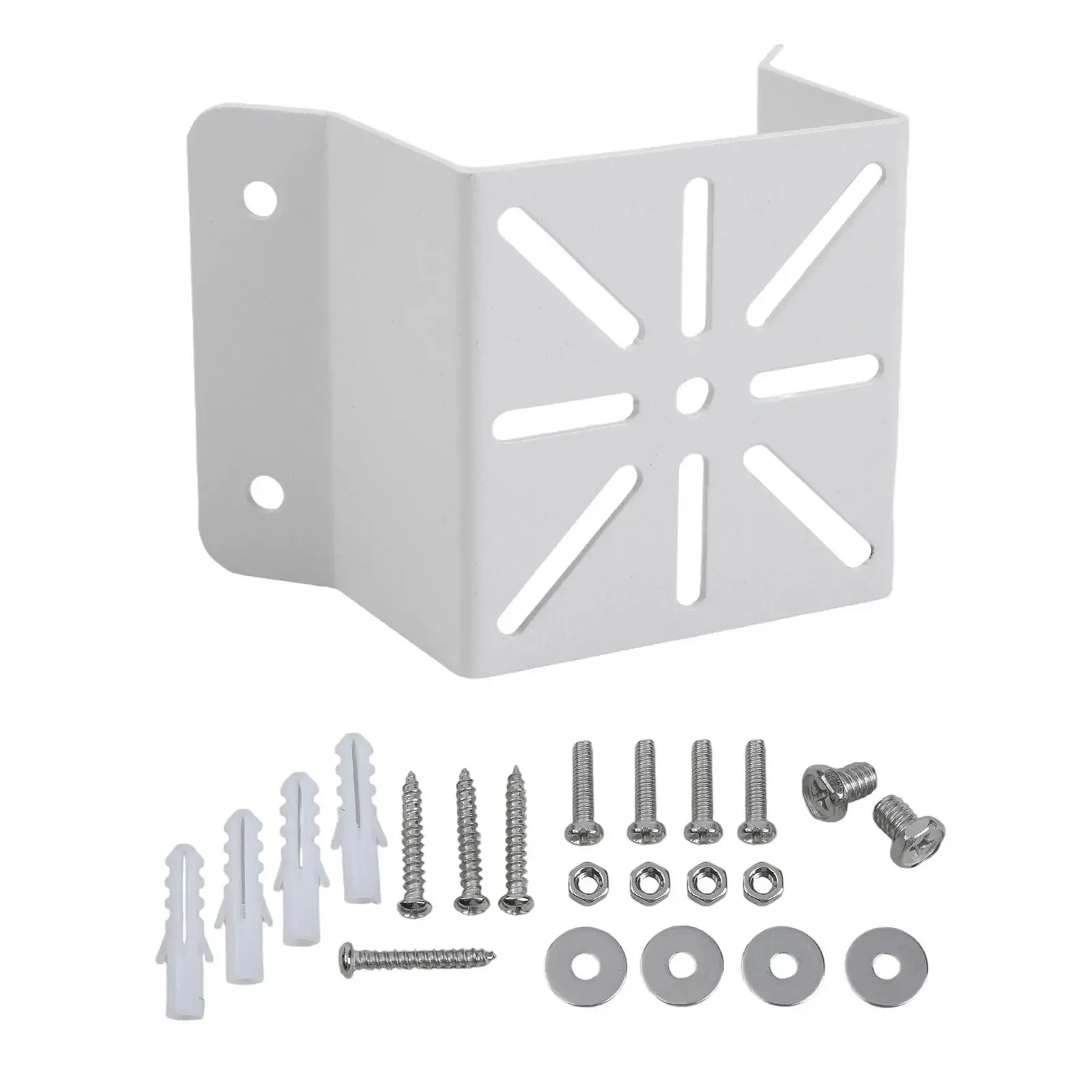 Corner Wall Bracket For Security Cameras Compatible With Dome And WiFi IP Cameras Featuring Rust Resistant Finish
