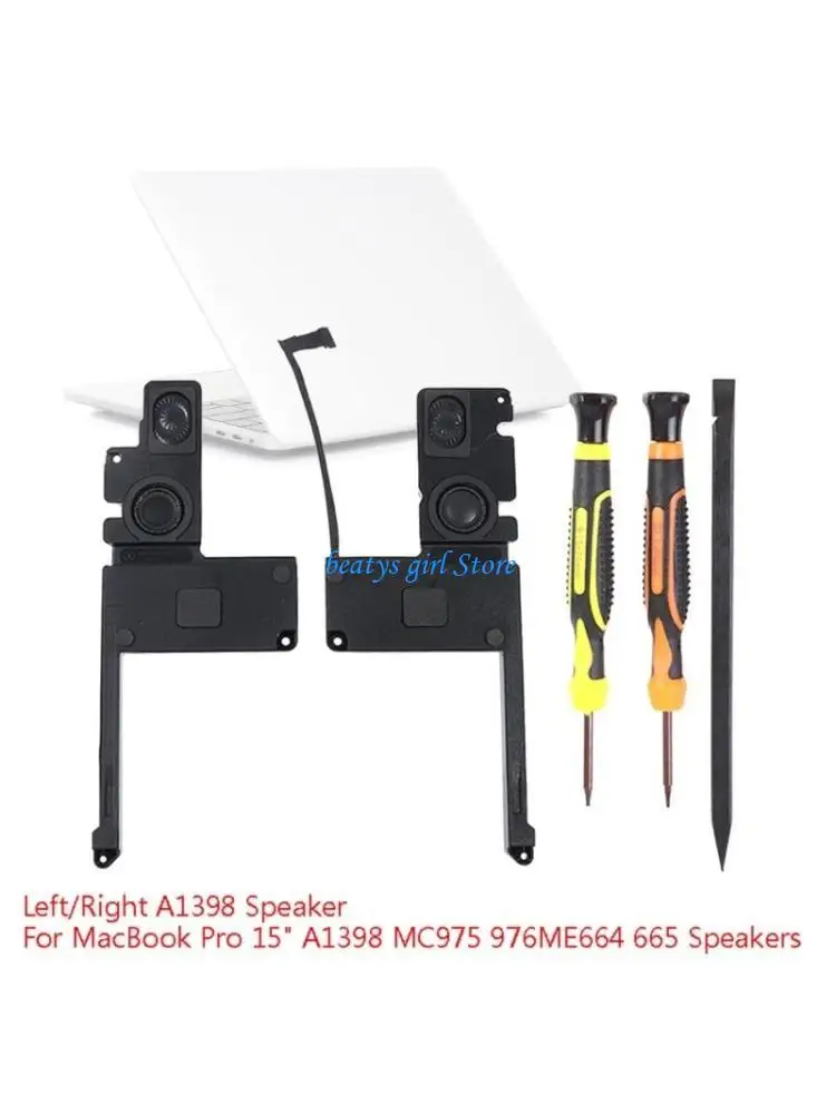 

C7AB 1 Пара спикера для ноутбука для A1398 2012-2015 MC975 MC976 ME664 ME665 ME293