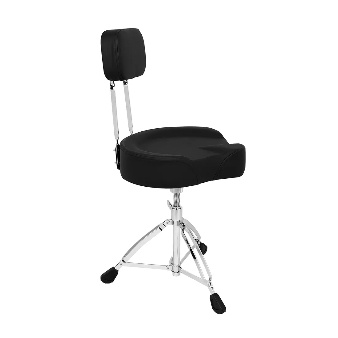 Modern Minimalist Adjustable Saddle Stool Genuine Leather Bar Chair Musical Instrument Drum Chair Multifunctional with Backrest