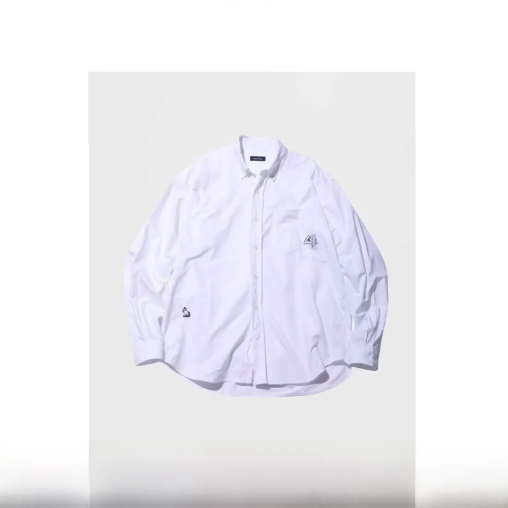 

Long Sve Striped Embroidery irt Men's Open Cardigan Spring Autumn Japanese Sle Loose Fit Casual Faion Top