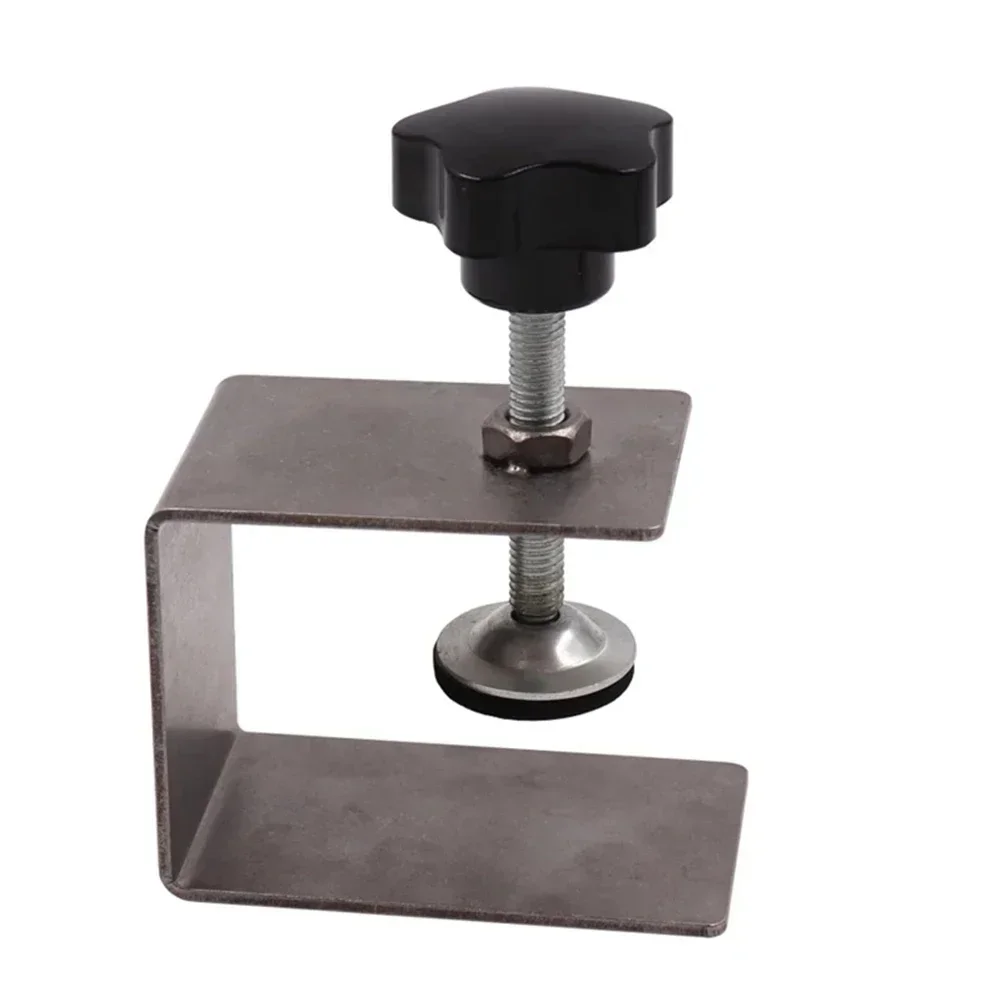 Abrazadera de fijación para instalación frontal de cajón, Hardware, Clip de montaje de plantilla, herramienta de carpintería para mejorar el hogar, acero inoxidable, 1 Uds.