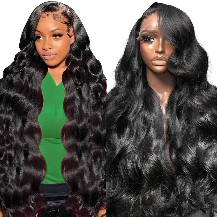 13x6 Hd Lace Frontal Wig Human Hair 30 Inch 13x4 Hd Transparent Lace Front Preplucked Body Wave Human Hair Wigs for Women