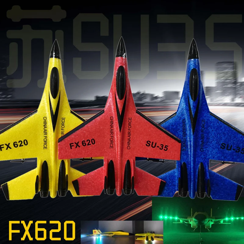 RC Aircraft SU-35 Plane 2.4G Radio Glider Remote Control Fighter Plane Glider Airplanes Foam Toys for Children Boy Birthday Gift