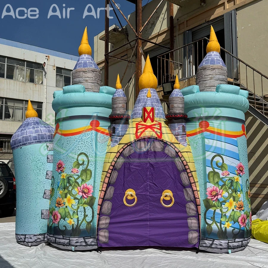

Красивая садовая тема, надувной сказочный замок, архитектура с воздуходувкой для рекламы/акции/украшения мероприятий