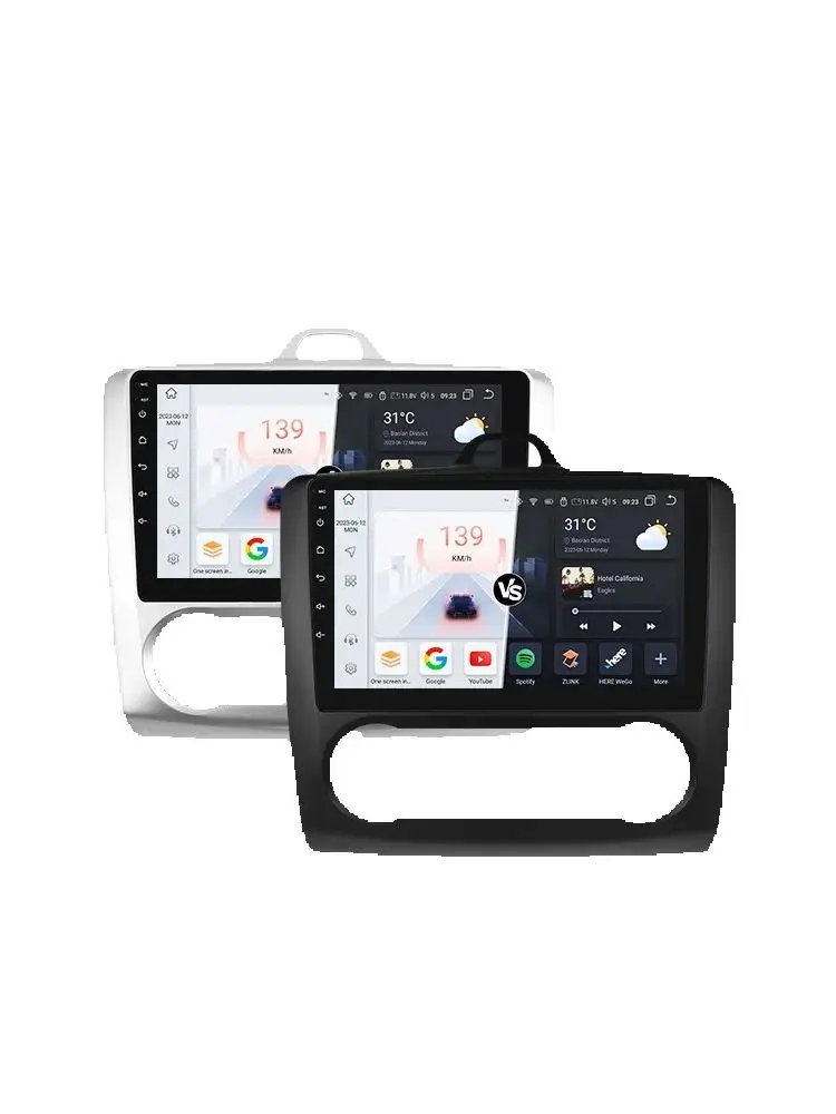 9" Hizpo 2Din Android Autoradio für Ford Focus 2 Mk2 2004 - 2011 GPS-Navigation BT 4G RDS DSP SWC CarPlay UI7862 Steuergerät
