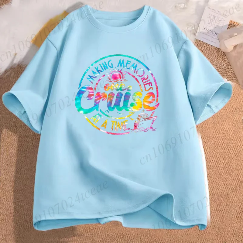Making Memories One Cruise At A Time Shirt,Family Cruise T-Shirts,Travel Party T-Shirts,Vacation Tee,short Sleeve Men's Tee Tops
