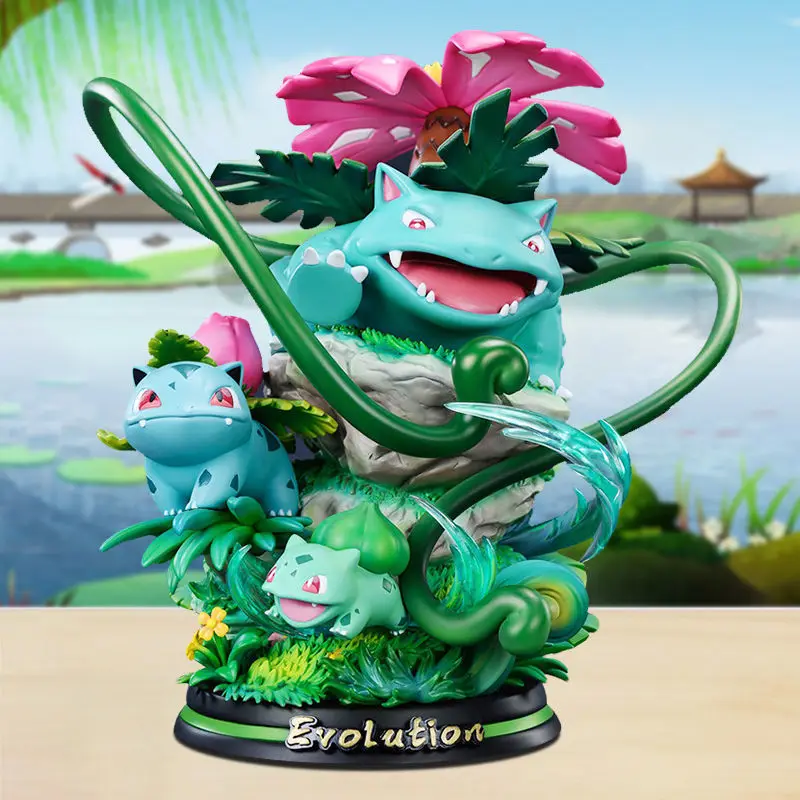 

26 см Pokemon Bulbasaur Mewtwo может излучать свет фигурки дракона Демон ПВХ милый лист партнер очаровательный коллекционный режим подарки