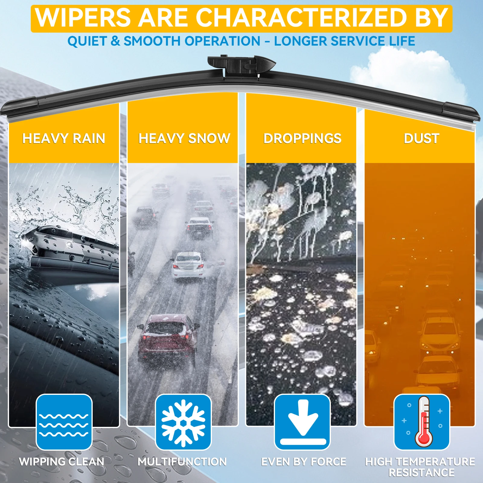 Erick's Wiper LHD شفرات الممسحة الأمامية لمازدا CX-9 CX9 MK2 2016 - 2023 الزجاج الأمامي نافذة السيارة المطر فرش 24 "+ 18"