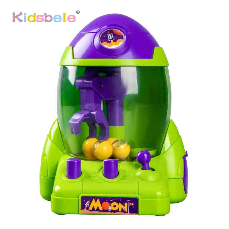 Children\'s Rocket Ball Machine Toy Claw Machine Boy Small Home Cartoon Gacha Tabletop Game