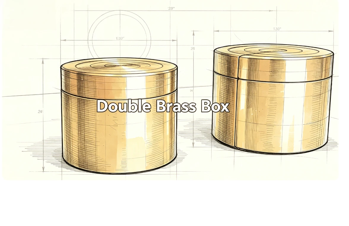 Double Brass Box Magic Trick Signed Coin Vanish to Nested Brass Boxes Impossible Location Borrowed Ring Close Up Magic Gimmick