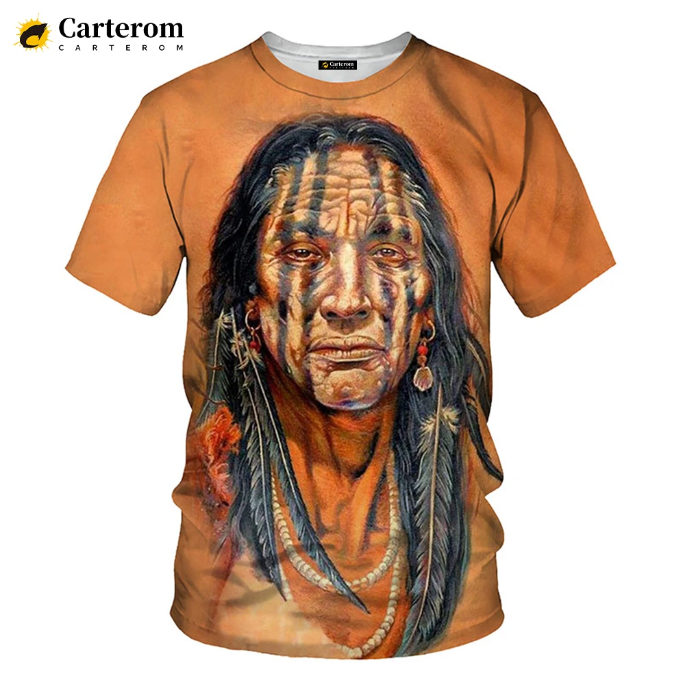 Indian Culture 3D Print Men T-shirt 2022 New Summer O-Neck Short Sleeve Tees Tops Women Fashion Casual Harajuku Style T Shirt