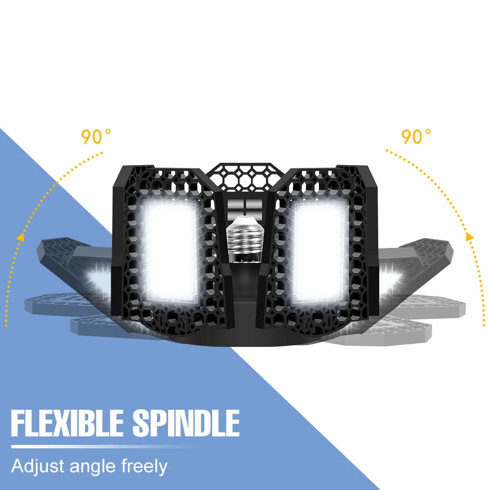 240 واط LED لمبة E27/E26 مصباح مصباح المرآب التيار المتناوب 220 فولت للطي تشوه عالية خليج مصباح 110 فولت الأضواء مستودع المنزل ملعب الطابق السفلي #2