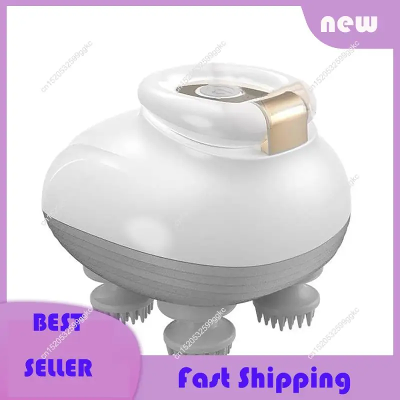 

Самый продаваемый ручной портативный электрический массажер для головы для снятия стресса и снятия прыжков для роста волос, скребок для головы