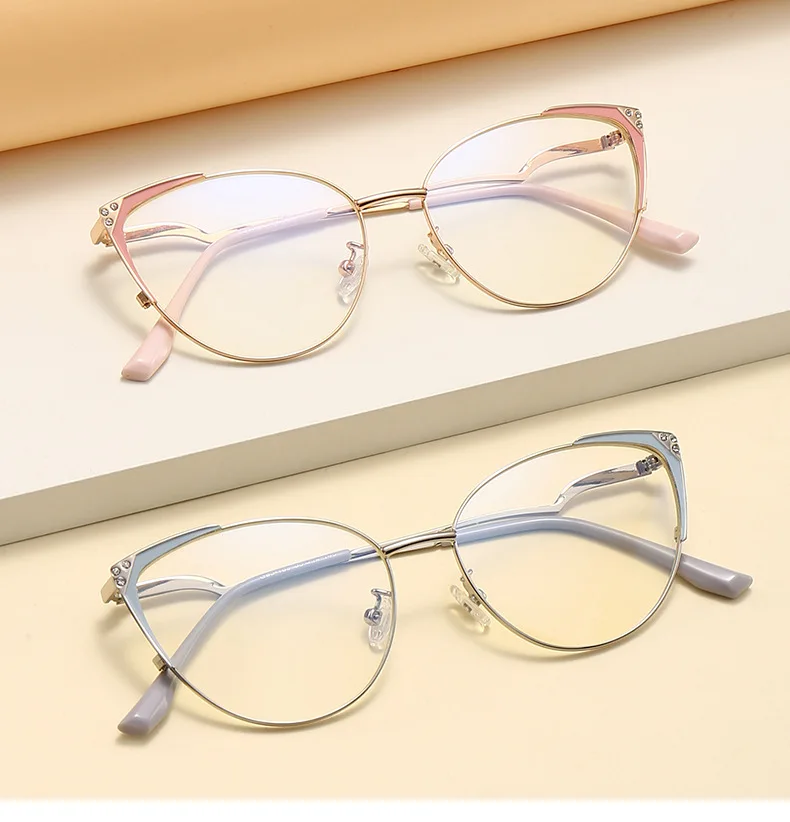 2023 New Women Eyeglasses Frames Fashion Trendy Unisex Style with Prescription-Compatible Fashionable Women Eyeglasses Frames