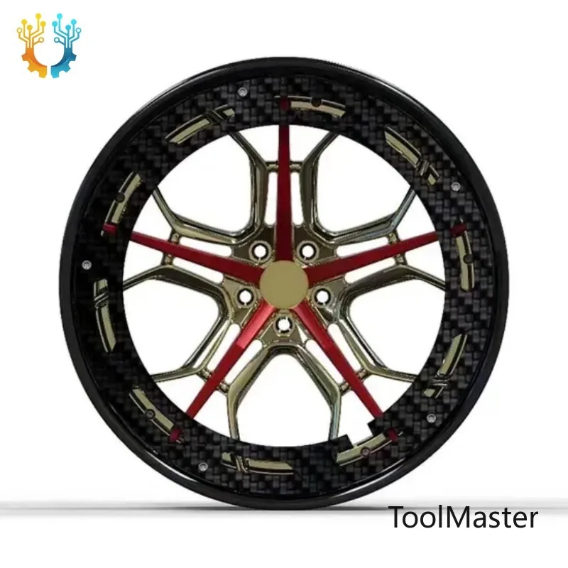 【2026】New Taper Hole Plus Ring Forged Custom Alloy Car Wheel Rims Brushed Gold 4 Pieces For 23 Lotus ELETRE Models