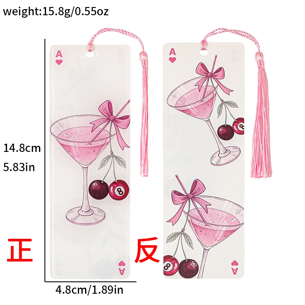 "Pretty Girls Read Books" Metal Bookmark Aesthetic Bookmarks for Readers, Bookish Gift for Women Girls Book Lovers view 6