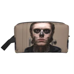 Actor Star Movie Evan Peters Makeup Bag Women Travel Cosmetic Organizer Fashion Storage Toiletry Bags