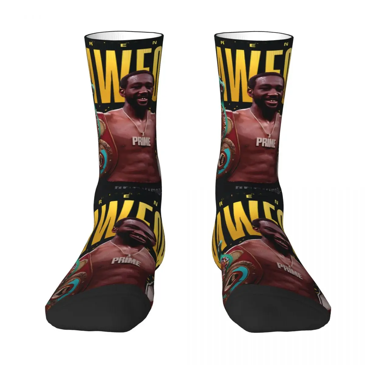 Terence Crawford Boxing Champ American Boxer Socks Stockings Spring Anti Skid Couple Socks Medium Soft Running Sports Socks