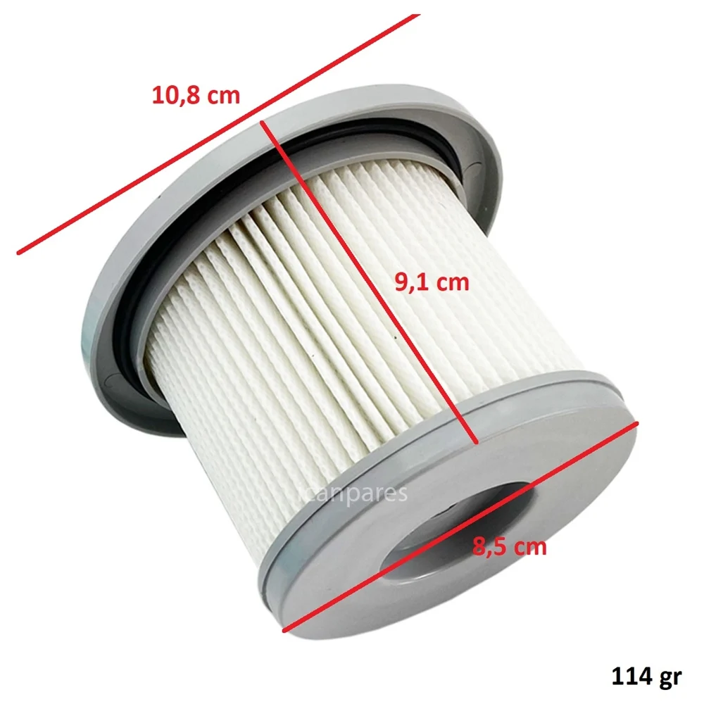 متوافق مع فيليبس FC 8710 - 8724 8712 8716 8720 8722 مكنسة كهربائية اسطوانة فلتر Hepa