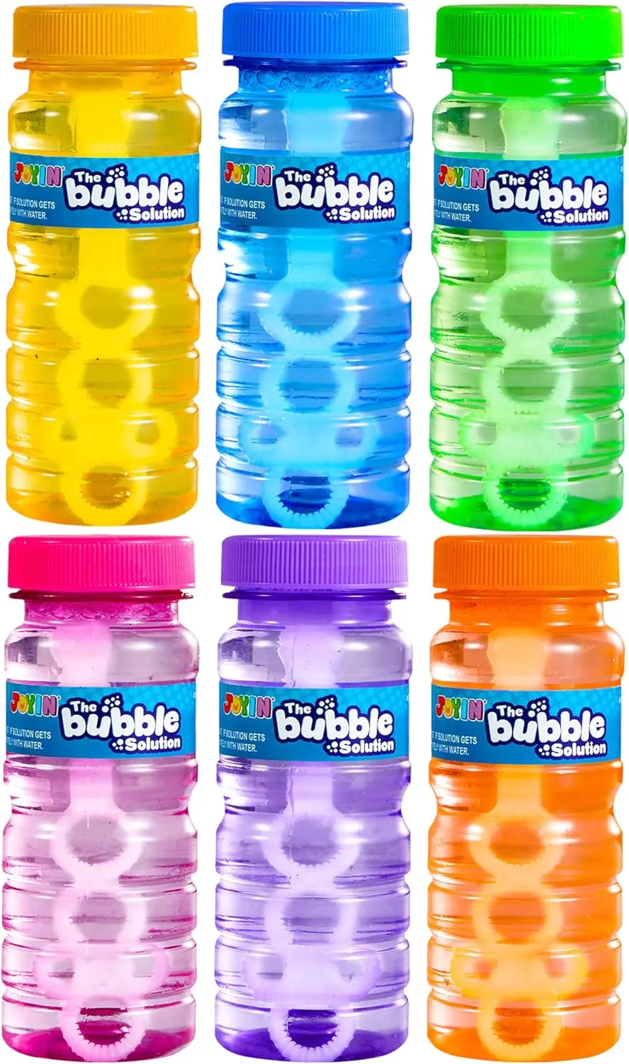 

6/12/24/36 Pack Bubble Bottles (4oz Each) for Kids Summer Outdoor Toys Party Favors