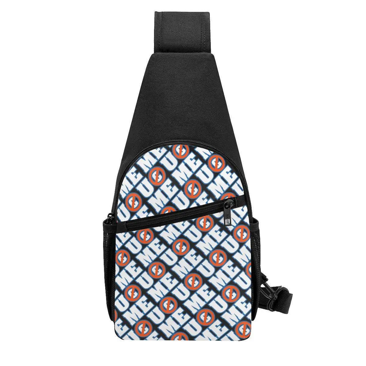 John Cena U Cant See Me Chest Bag Men Sling Crossbody Backpack Chest Bag Travel Hiking Daypack Shoulder Bag