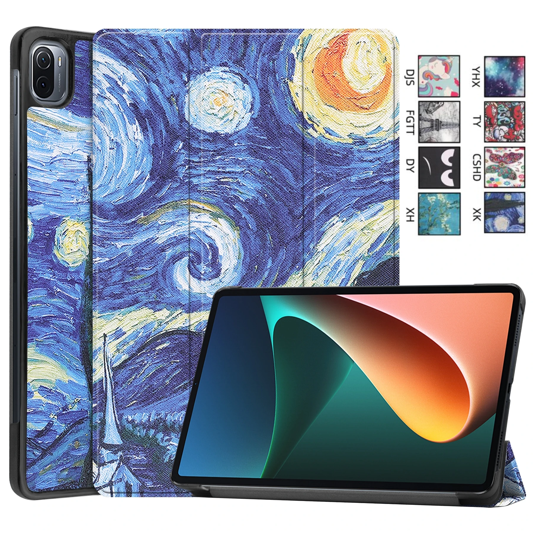 Case For Xiaomi Pad 6 5 Pro Redmi Pad 10.61 Inch Tablet  Sleep Wake Smart PU Leather Flip Shell Cover For Xiaomi MI Pad 6 5 Pad6