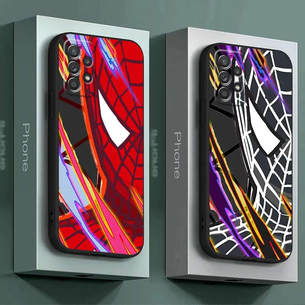 Marvel Spider Man Cover Phone Case for Samsung Galaxy A32 A42 A54 A24 A12 A14 A21s A11 A52 A22 A72 A33 A13 A73 A34 A53 A23