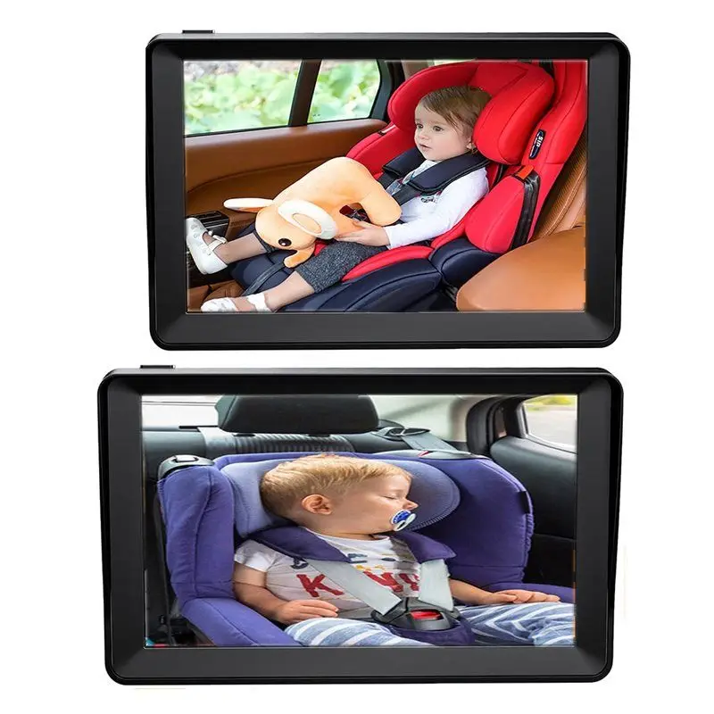 A89E-Car Camera 1080P Baby Bike Bicycle Mirror Dual Lens Back Seat With 7