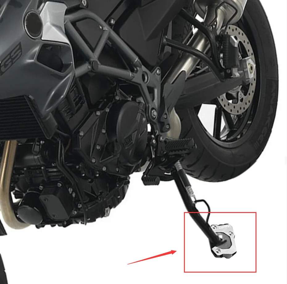Motorcycle Accessori For BMW F700GS F 700GS F 700 GS 2012-2021 Parts Foot Side Stand Enlarger Plate Kickstand Enlarge Extension - Image 2