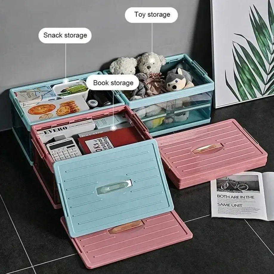 

1 Pcs New Household Transparent Storage Box Car Luggage Boxs Glove Storage Box For Groceries Storage