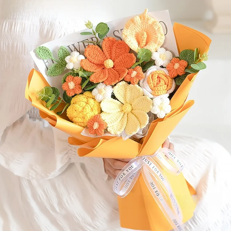 finied-hand-knitted-gesang-flower-bouquet-creative-birthday-gift-high-end-feeling-object-diy-crocheting-yarn-material-kit