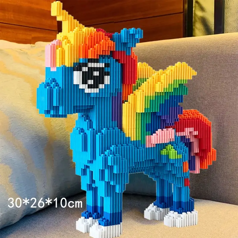 

Конструктор «Единорог» 30 см, игрушка-головоломка для детей, подарок на день рождения