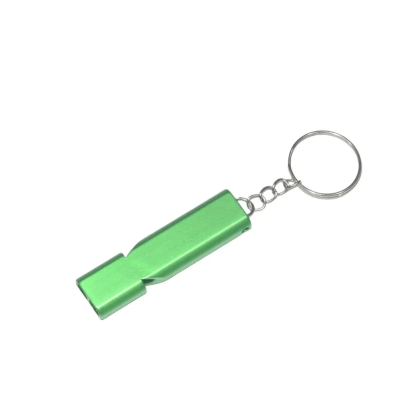 Portable Aluminum Alloy Safety Whistle, Double Tubes Survival Whistle, Outdoor Tool Whistle for Hiking Camping Hunting Fishing