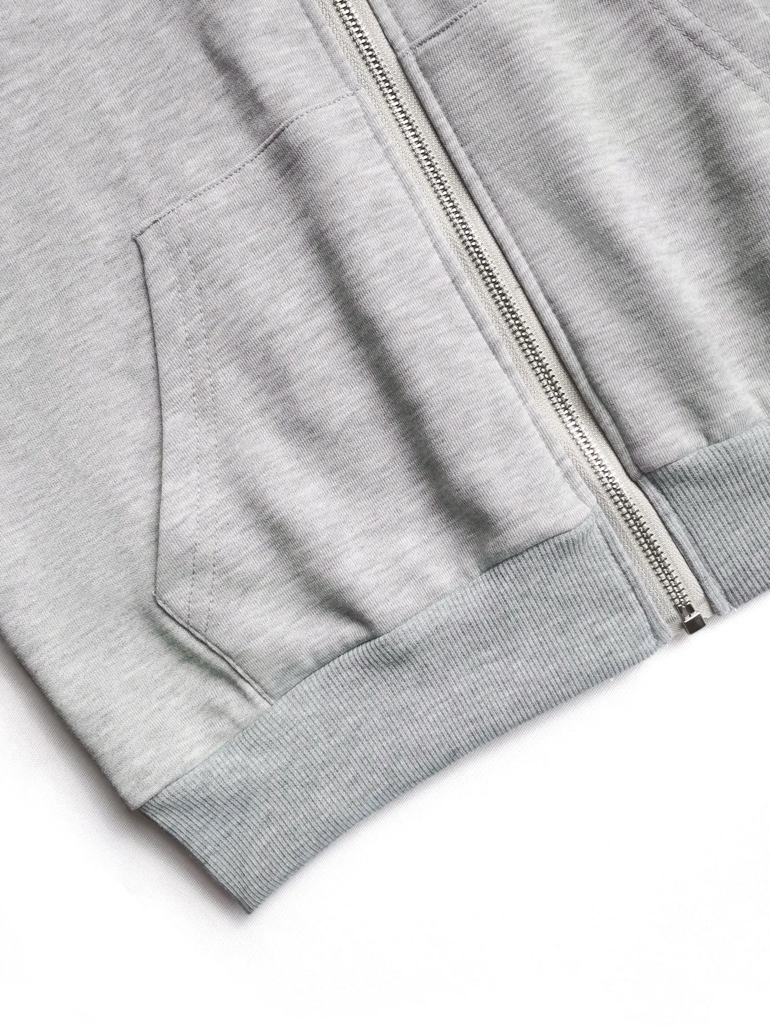 Damen Einfarbiges Old-School-Streetwear Crop-Hoodie mit Reißverschluss und Kordelzug, Langarm Basic-Oberbekleidung – Detail 17