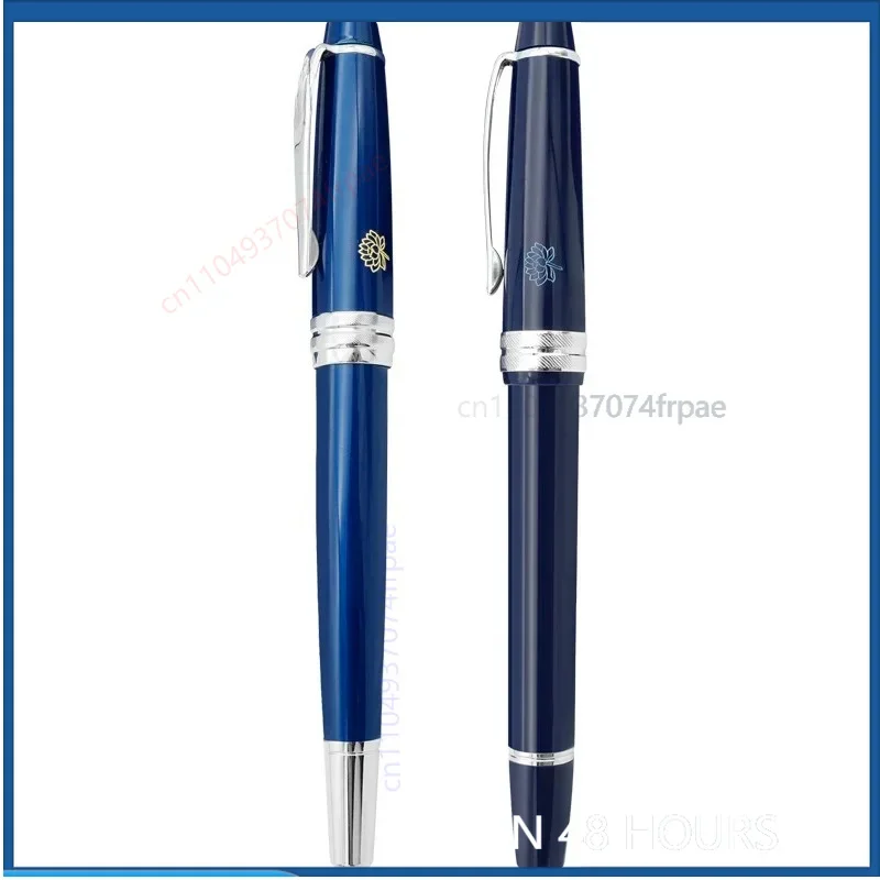 For CROSS Infinity Blue Lotus Fountain Pen Elegant Barrel Chinese Calligraphy Practice Business Holiday Gift Set For Men