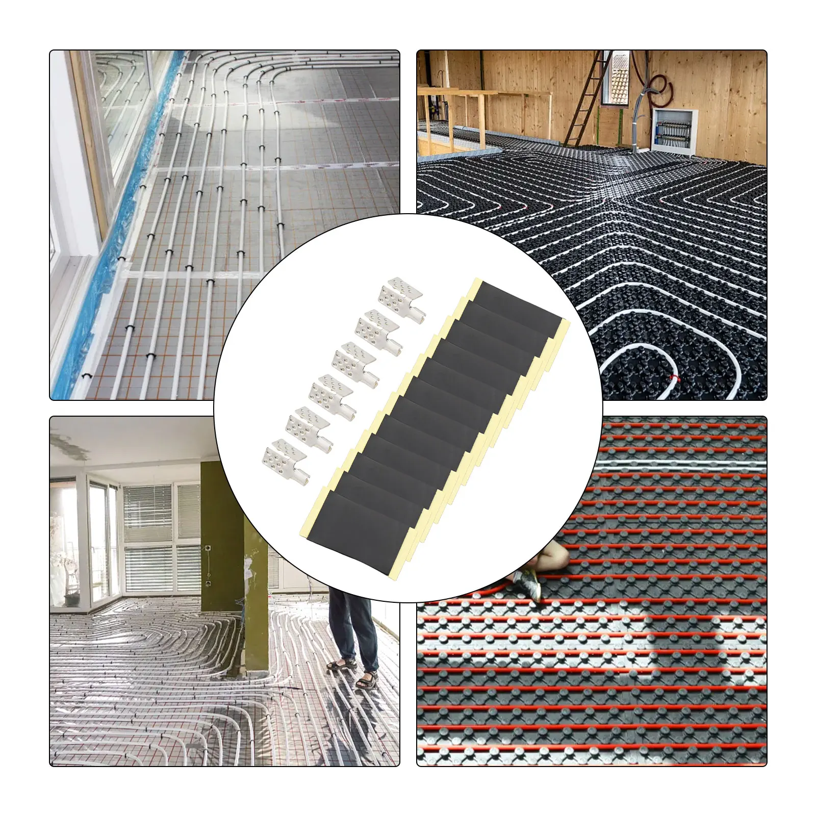 Heating Film Insulation Pastes Joints Technologies Electric Heating Film Heating Back Daub Sealed Waterproof Special Clips