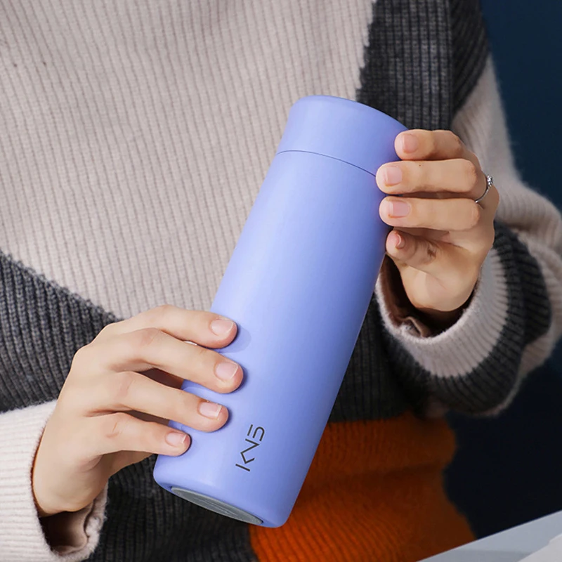 Bacteriostatic Ceramic Inner Tank Thermos Cup Tea Separation Simple Portable Small Capacity Water Bottle 280ml Gift Customizatio