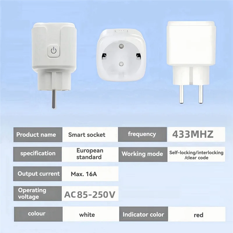 

-ABGY Wireless Window Door Sensor, Magnetic Contact Switch, AC220V 2500W, Ideal For Extractor Hoods And Home Security EU Plug