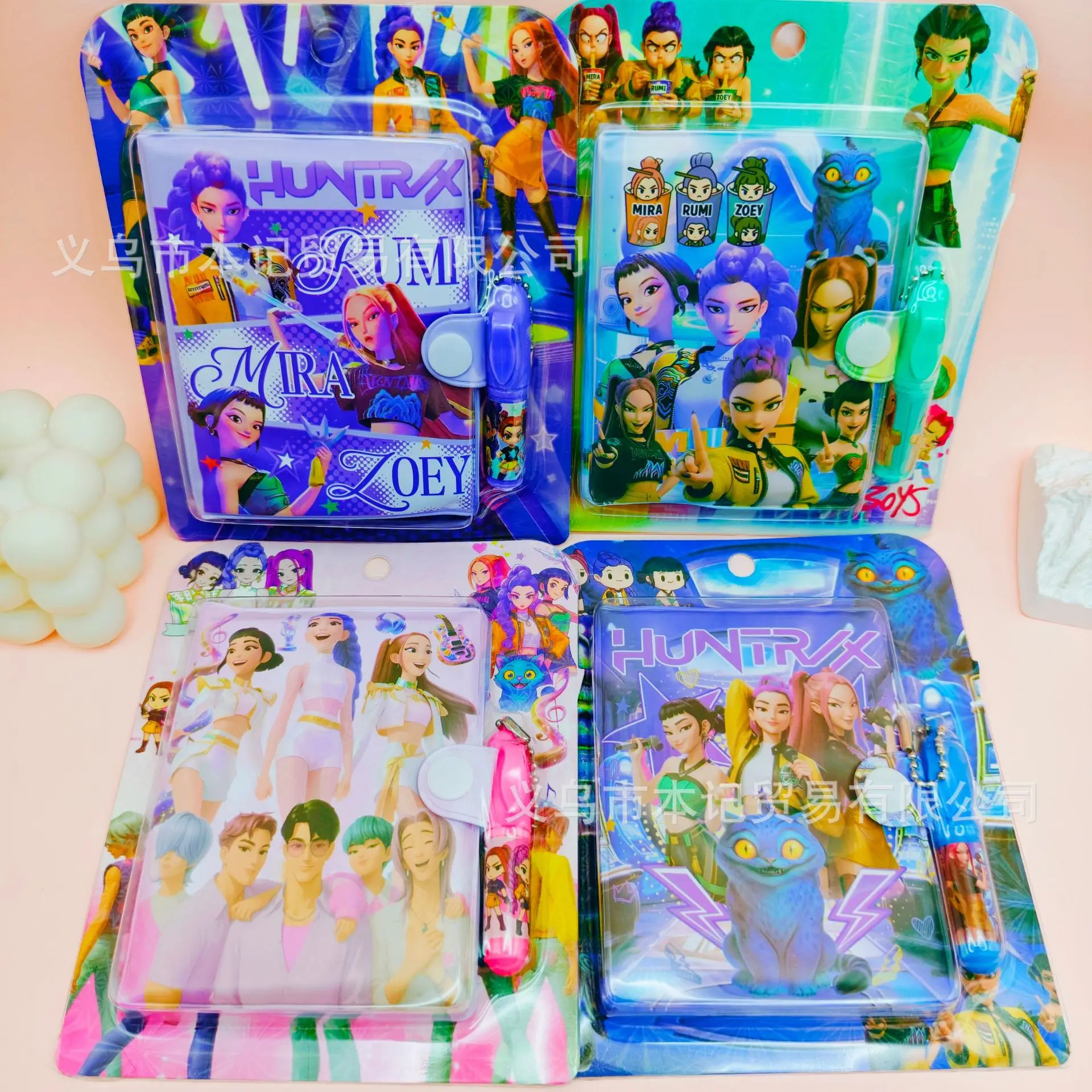 مجموعة دفتر Kpop Demon Hunters الجديدة مع قلم، مجلة مخطط الجيب من جلد البولي يوريثان، هدية قرطاسية لطيفة لمحبي الطلاب