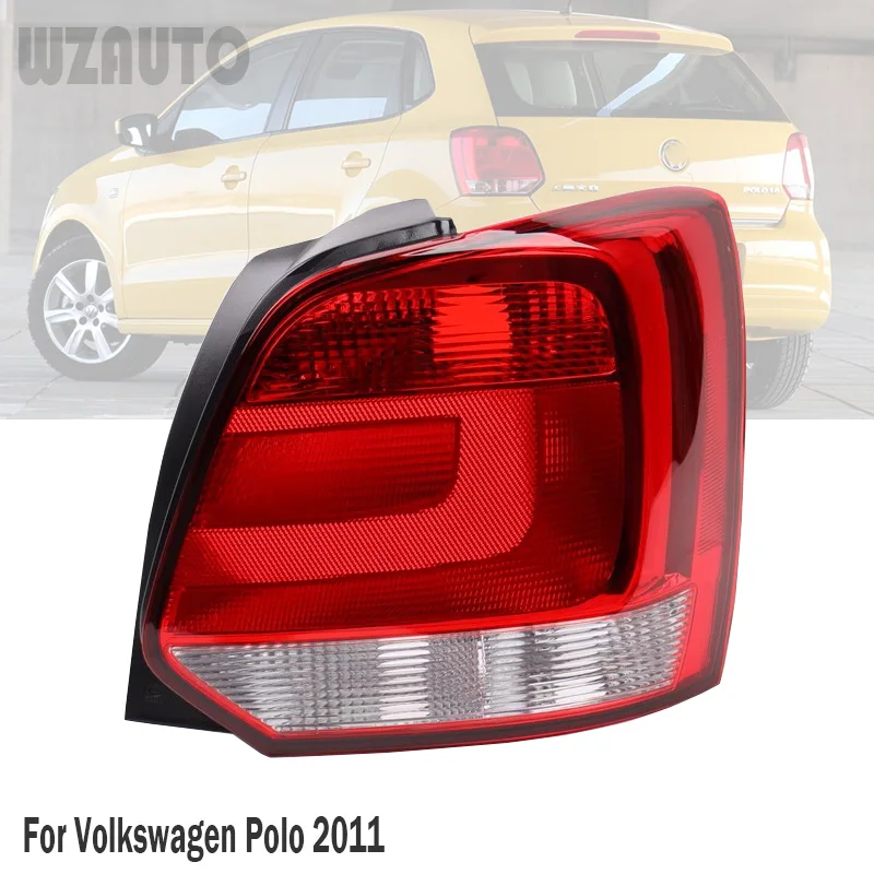 Auto Brake Lamp Back Light Housing Rear Bumper Light Tail Light Cover For Volkswagen Vw Polo 2011