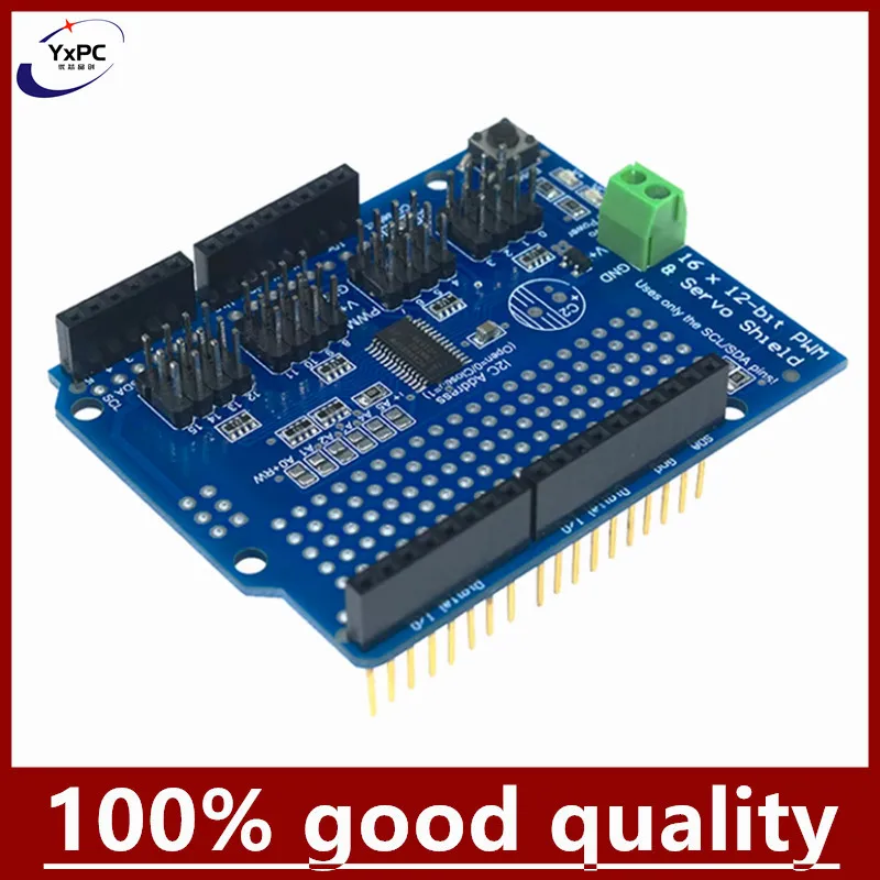 

IIC I2C servo shield 16 Channel 12-bit PWM/Servo Driver-I2C interface PCA9685 For Arduino Robot PWM Uno Mega R3 Replace