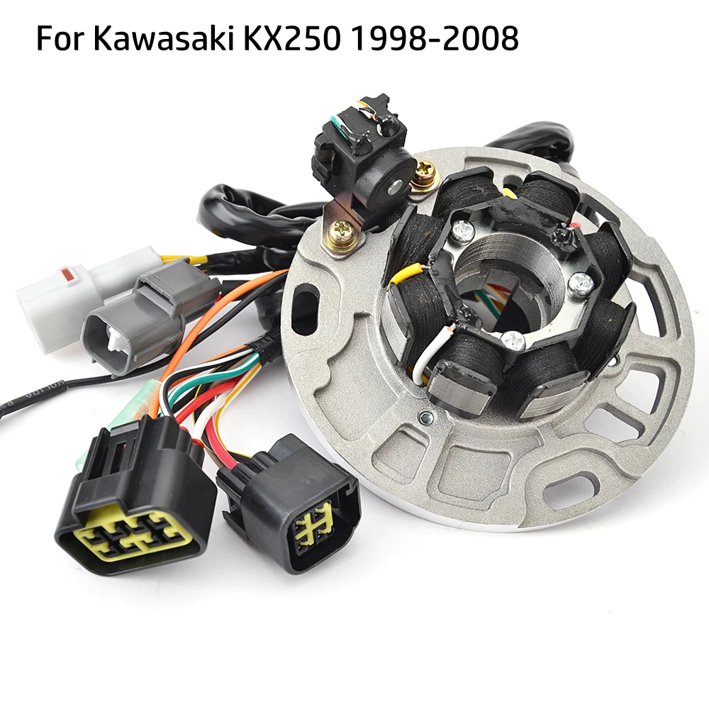 

Катушка статора для Kawasaki KX250 1998-2008 21003-1380 21003-1371 21003-1340 21003-1401 21003-1400 21003-0018 21003-0050 KX 250