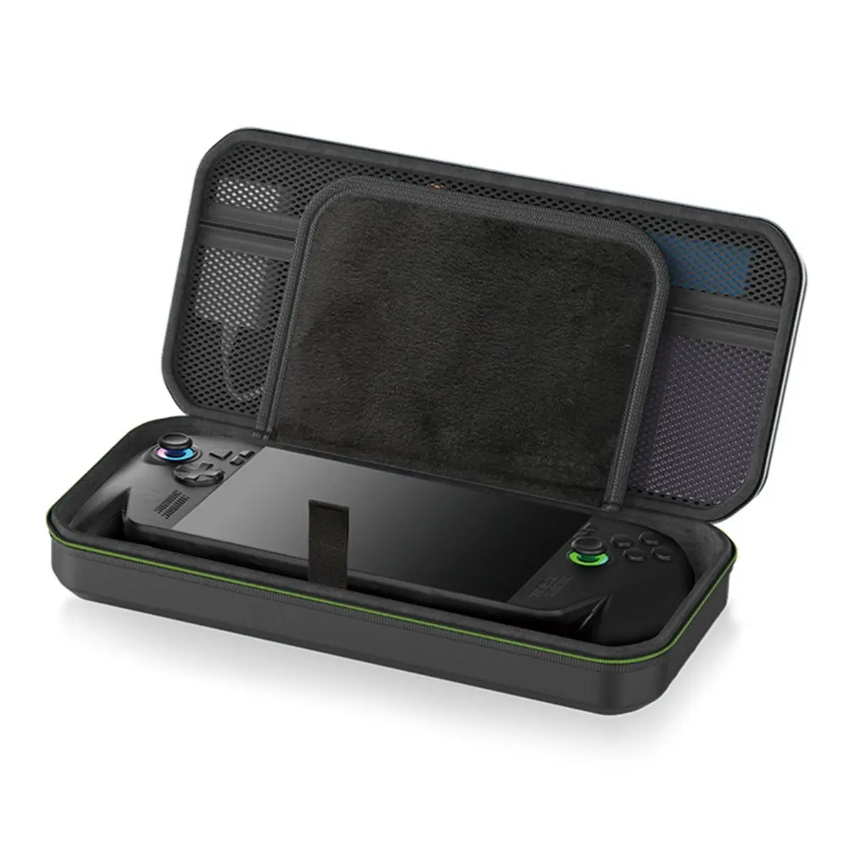 

Портативный противоударный чехол из EVA для игровой консоли Ally X с защитной пленкой для экрана и колпачками для джойстиков