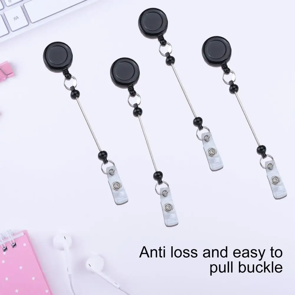 Anti-lost Badge Holder Badge Clip Lightweight Badge Reel Lanyard Set for Office Use 12 Pack Retractable for Professionals