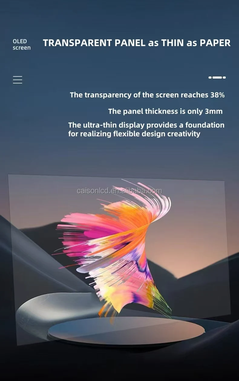 LG 77-дюймовый прозрачный OLED-экран LW770PQL 3840 (RGB) * 2160 600 nit HDM-I Вход Android Интеллектуальный рекламный дисплей