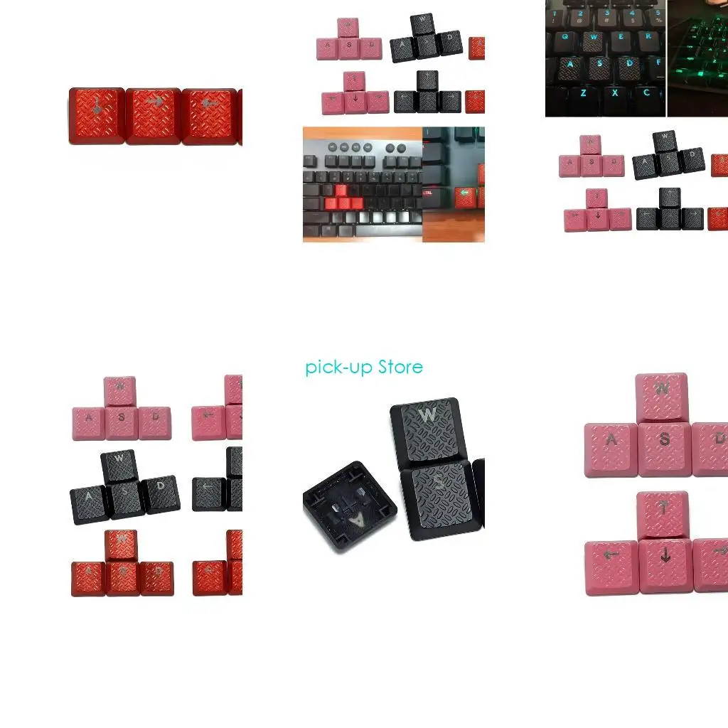 Q5WA ABS Keycaps OEM Profile Texture Non-slip for Key Replacement for G913 G915