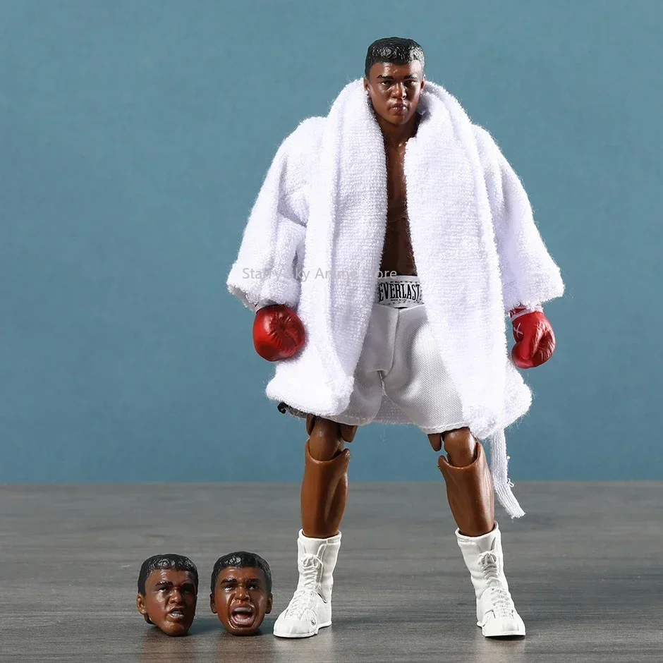 Boxer Muhammad Ali 1/12 Scale Action Figure Model Display Gift Collection PVC Toy